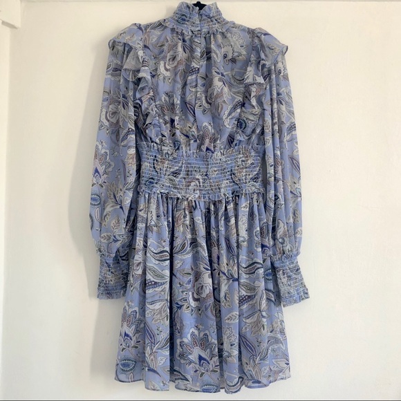 Zimmermann NWT Lucky Shirred Mini Dress Size 0 - Picture 2 of 5